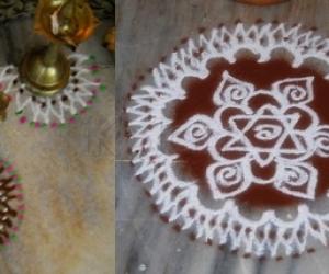 Rangoli: navarathri 1