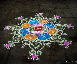 Rangoli: happy ganesh chathurthi