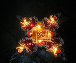 Rangoli: congratz chandhini