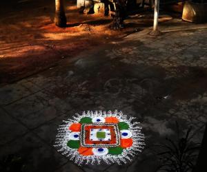 Rangoli: happy republic day 