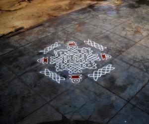 Rangoli: happy sivan ratri 