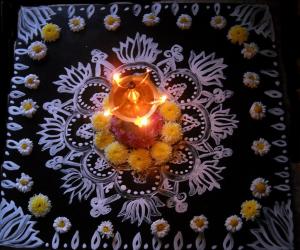 Rangoli: vasantha panchami