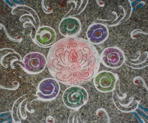 Rangoli: ram navami 2012