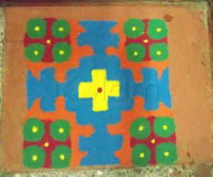 Rangoli: Dhanteras