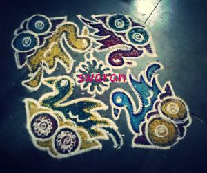 Navrathri - Day 3 - ColourKolam