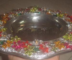 stone aarthi plate