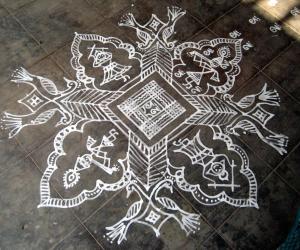 Rangoli: Janmashtami