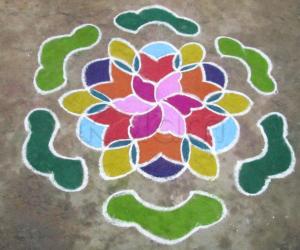 Rangoli: colourful kolam