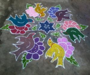 bird kolam