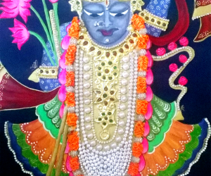 Shreenathji Painting closer look