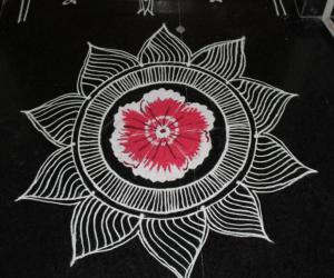 free hand rangoli