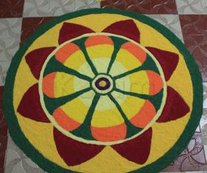 Rangoli: happy onam 2015