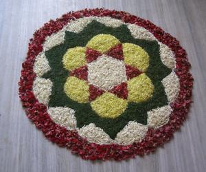 wedding poo kolam