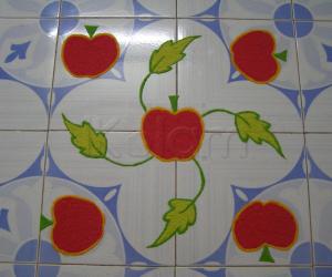 Rangoli: apple rangoli