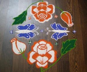 Rangoli: happy republic day!