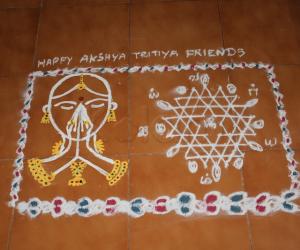 Akshaya Tritiya Rangoli