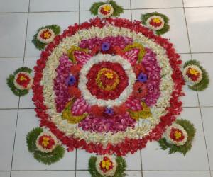 Pookolam for onam