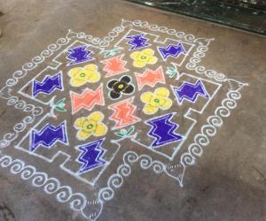 Rangoli padikolam