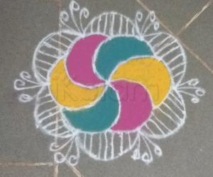 Cute apt. kolam