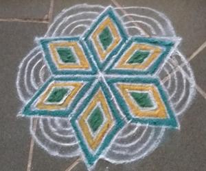 Simple Star kolam