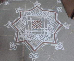 Rangoli: Arudra Darshanam kolam