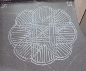 Daily kolam