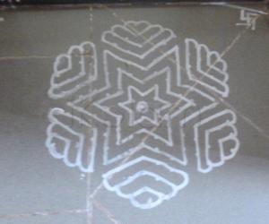 Daily kolam