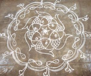 fish kolam