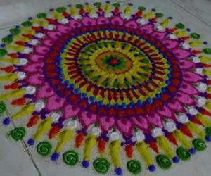 Rangoli: freehand