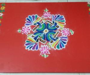 Rangoli: krishna jayanthi 