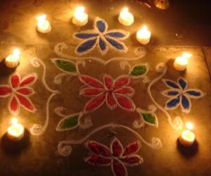 Rangoli: Karthika Pournami