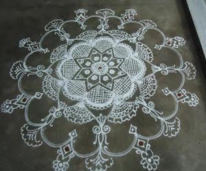 Rangoli: navarathri rangoli