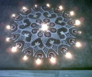 karthigai deepam with diya