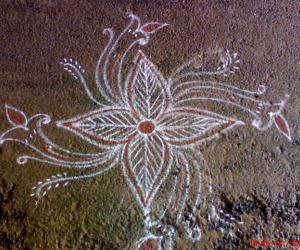 Rangoli from my neighbour