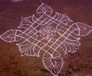 Rangoli: My friend's  rangoli