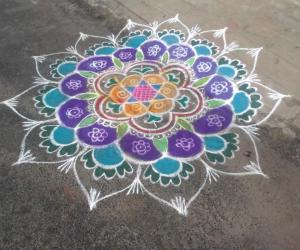 New year rangoli