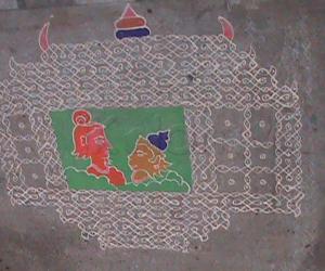 Rangoli: Ramanavami Kolam