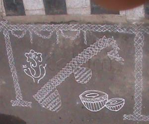 Rangoli: Musical instruments