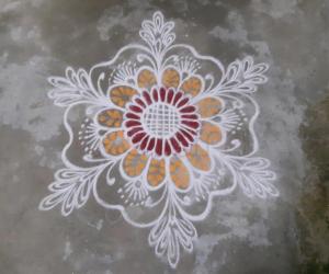 Freehand Rangoli