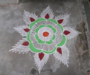 Freehand Rangoli