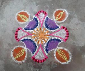 Freehand Rangoli