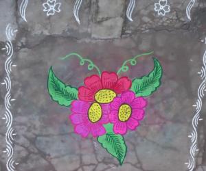 Rangoli: Flower