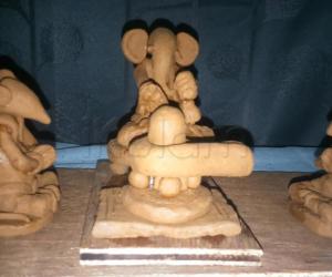 clay ganesha