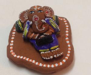 clay ganesha