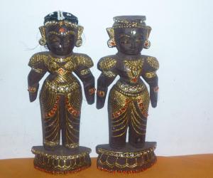 Tanjore Painted Marapachi Dolls