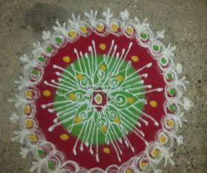 Rangoli: Dhanurmasa-morning rangoli