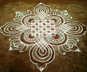 Rangoli: Simple rangoli