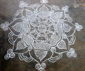 Simple rangoli