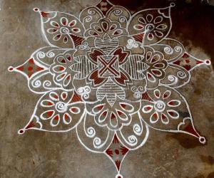 Simple rangoli