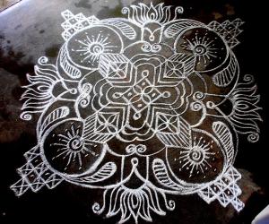 Simple rangoli